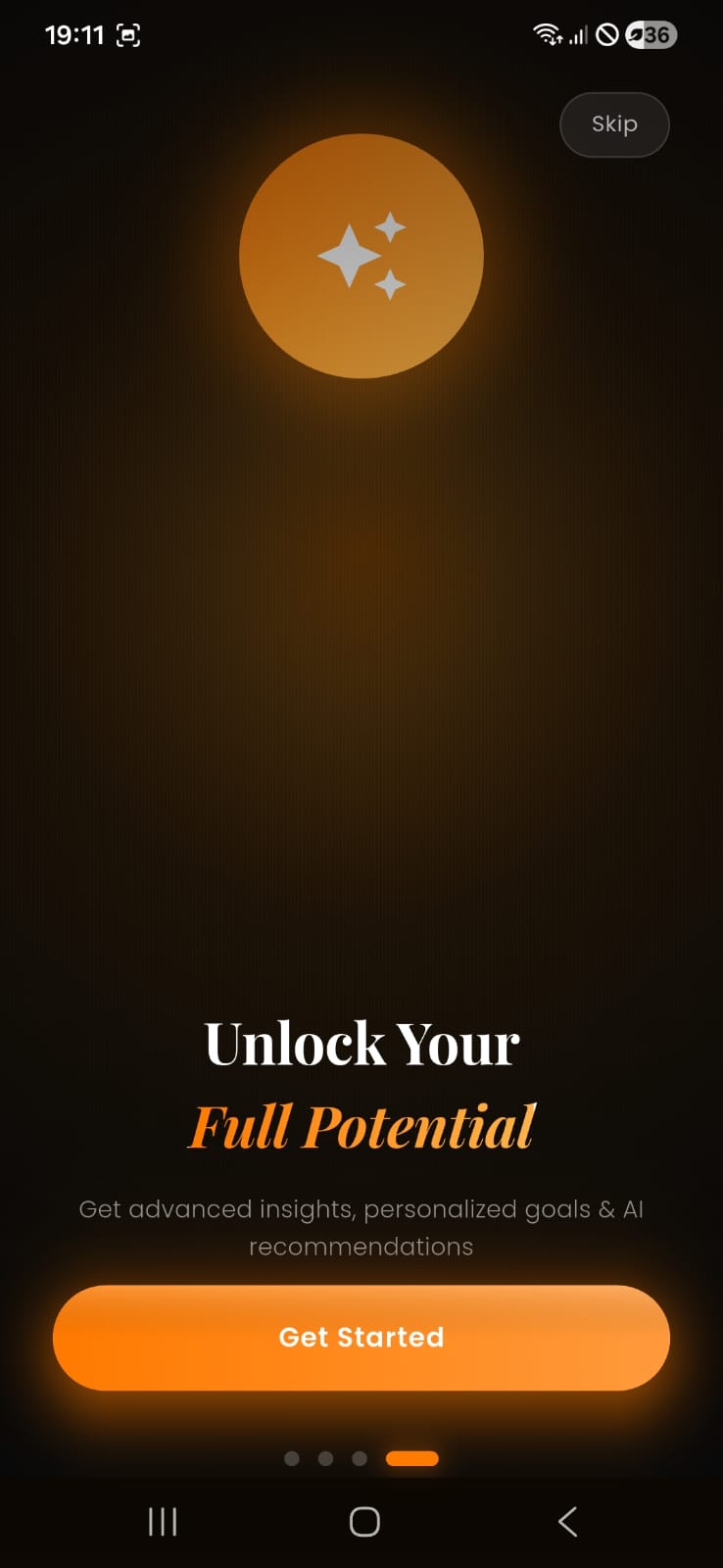 EasyFit unlock potential screen